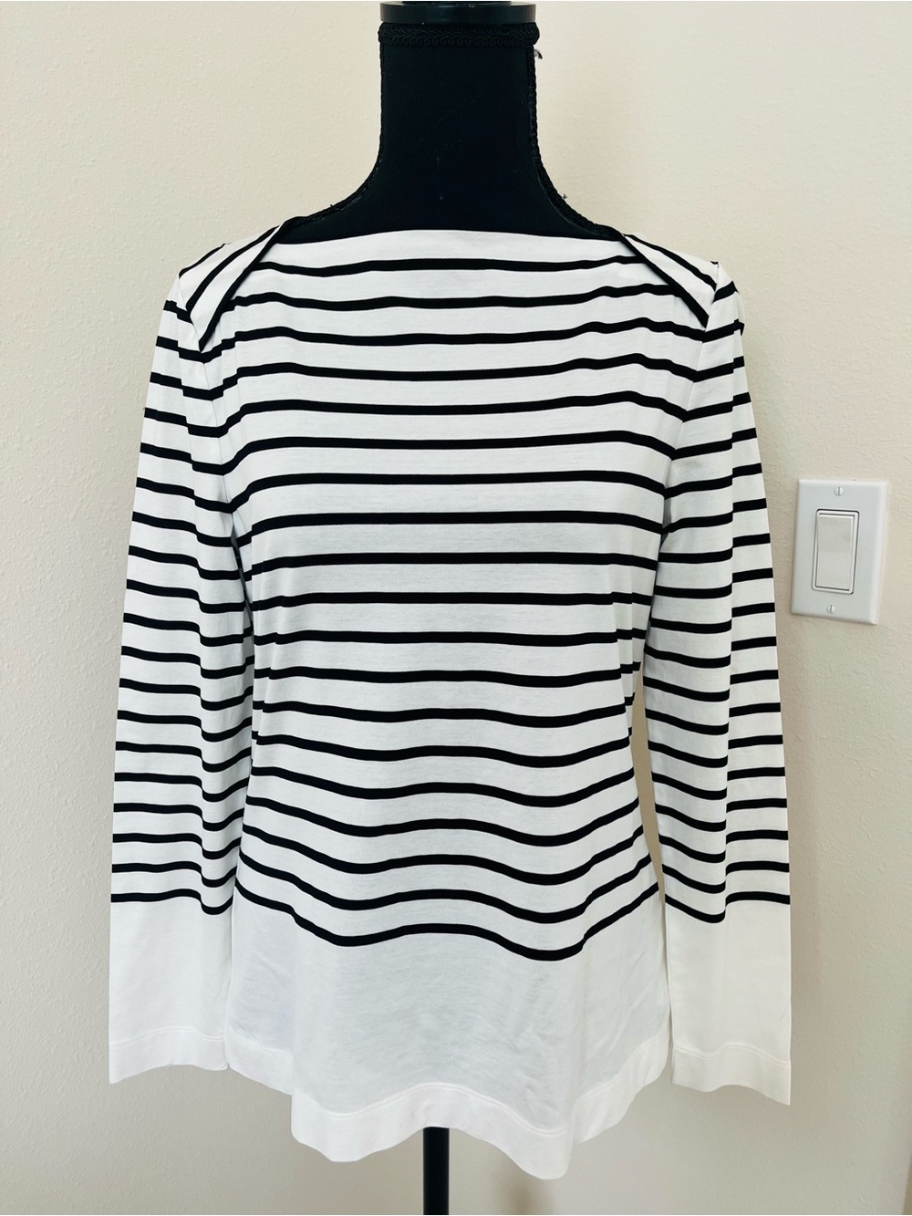 Escada Sport Striped Boatneck Top